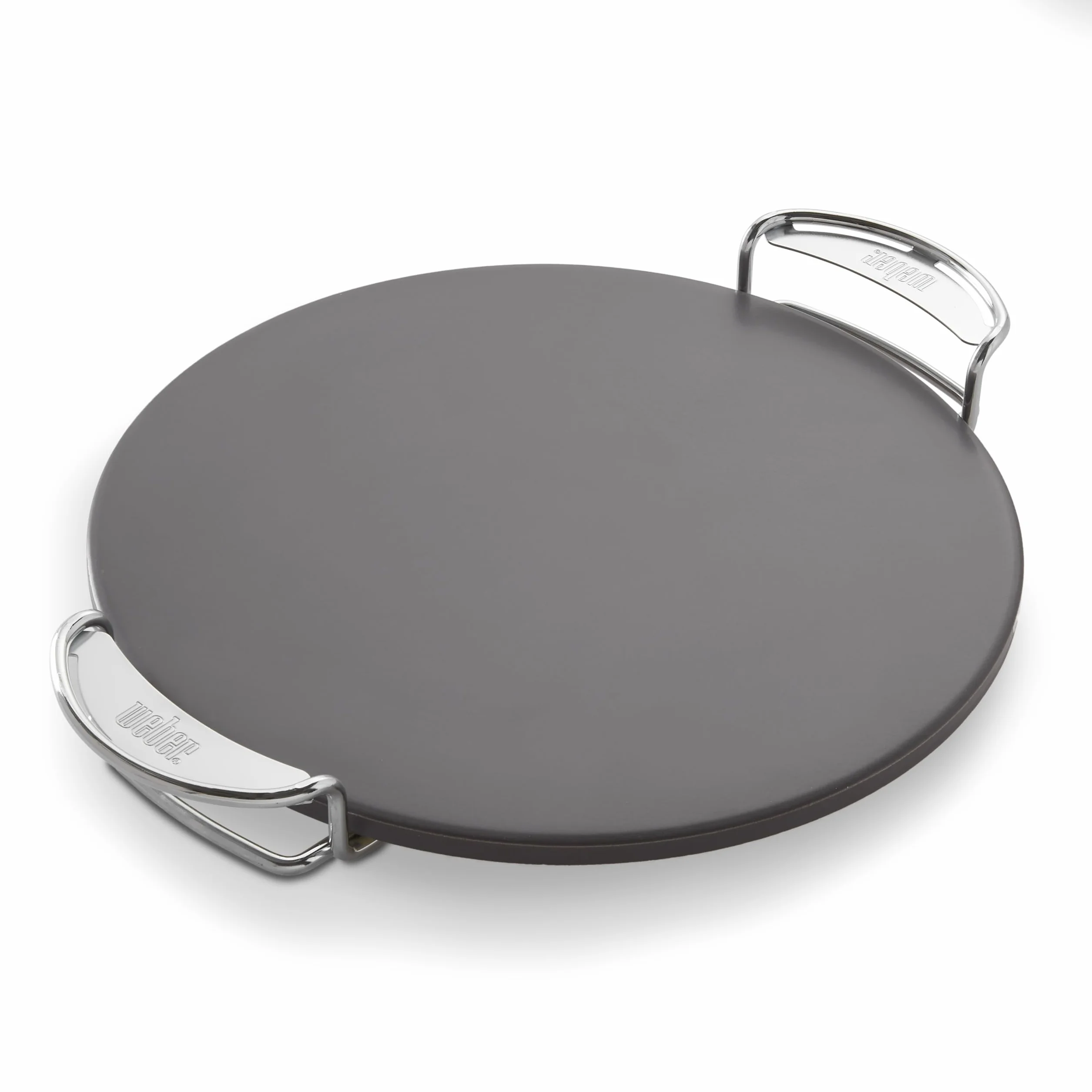 Weber Crafted Pietra per Pizza Smaltata/Resistente al Calore, accumula Il Calore in Modo Uniforme, per basi croccanti e Facile Pulizia – Crema (8861)