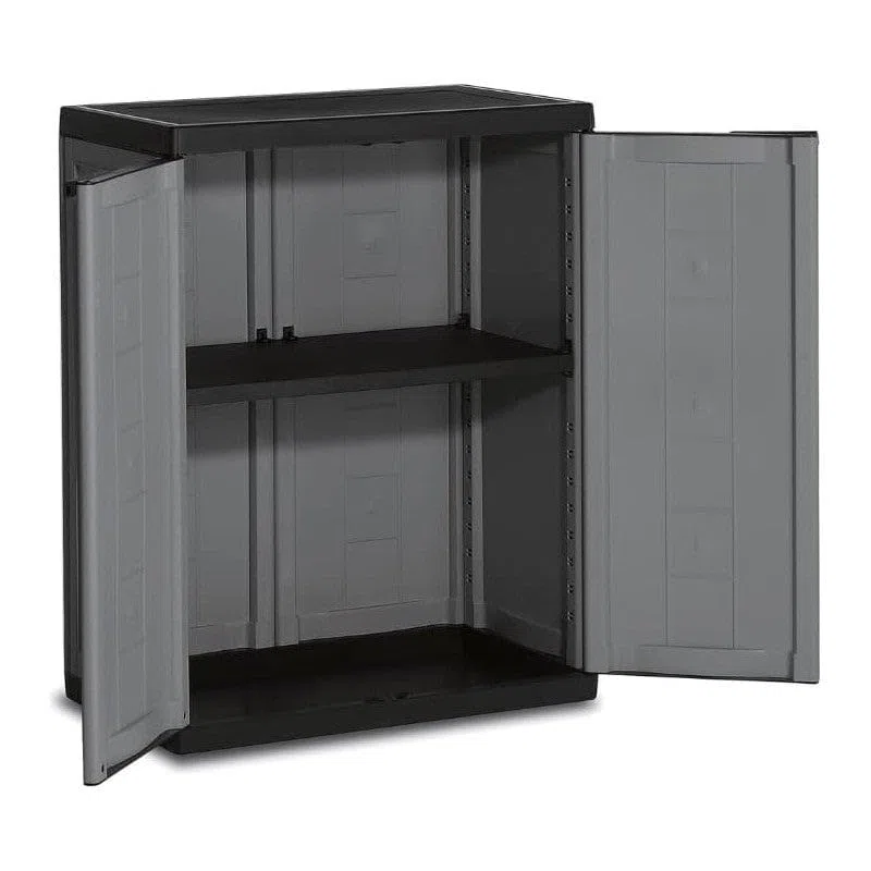 Keter Set Jolly Armadio Alto+ Basso Grigio