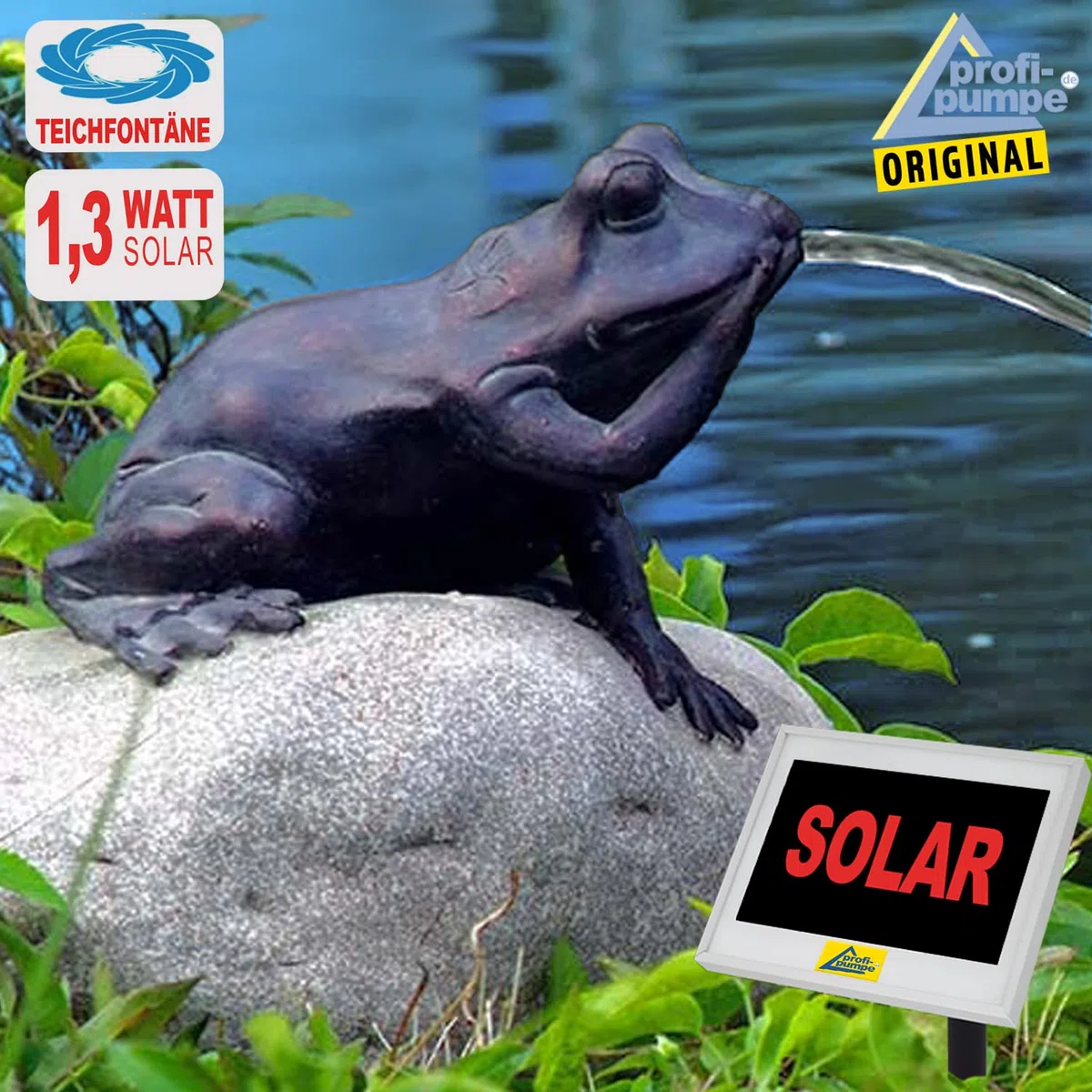 FONTANA DA GIARDINO FONTANA SOLARE FONTANA GIARDINO FONTANA A CASCATA RANA DELLE FAVOLE RANOCCHIO DA GIARDINO A energia solare senza batteria