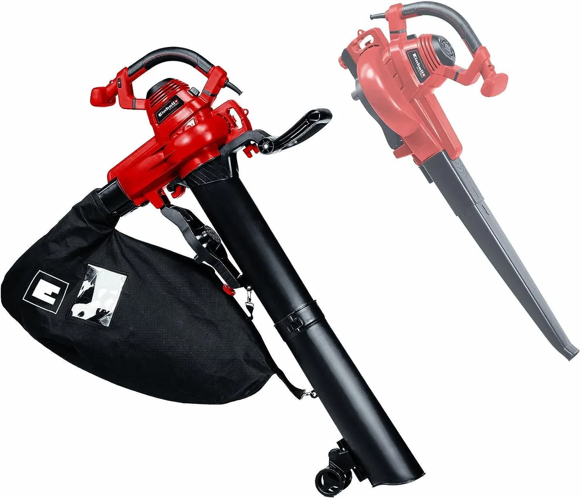 Einhell aspiratore elettrico GC-EL 3000 E (3.000 W, funzione di aspirazione/soffiaggio, regolazione numero di giri, anti-vibrazione, interruttore di sicurezza, sacco di raccolta 45 l)