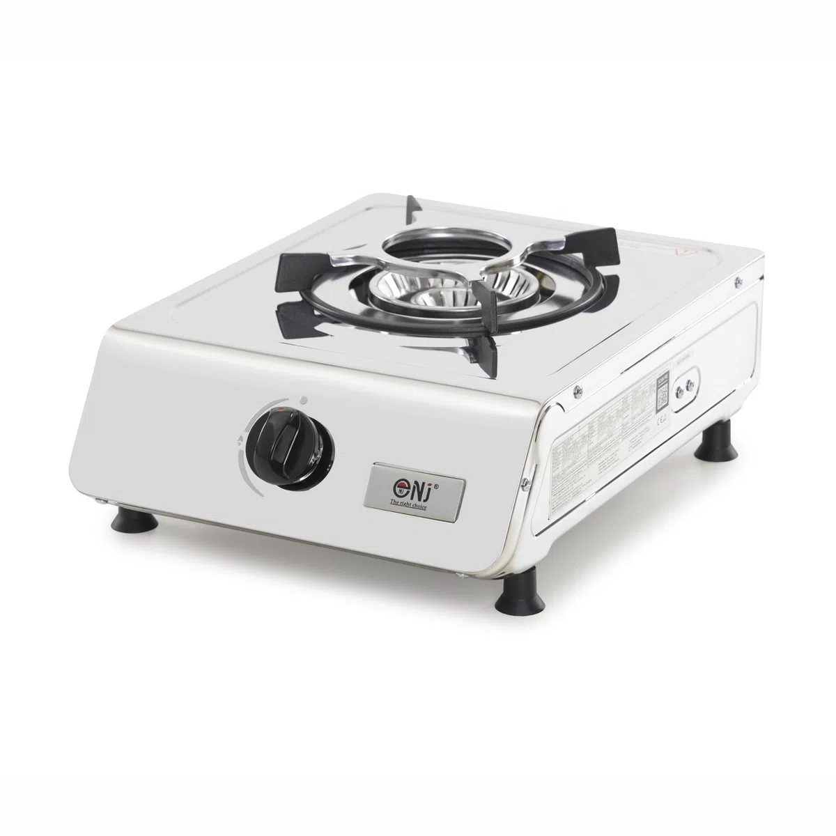 NJ-100SD Stufa a gas singolo bruciatore portatile in acciaio inossidabile Catering 4.0kW dell'interno