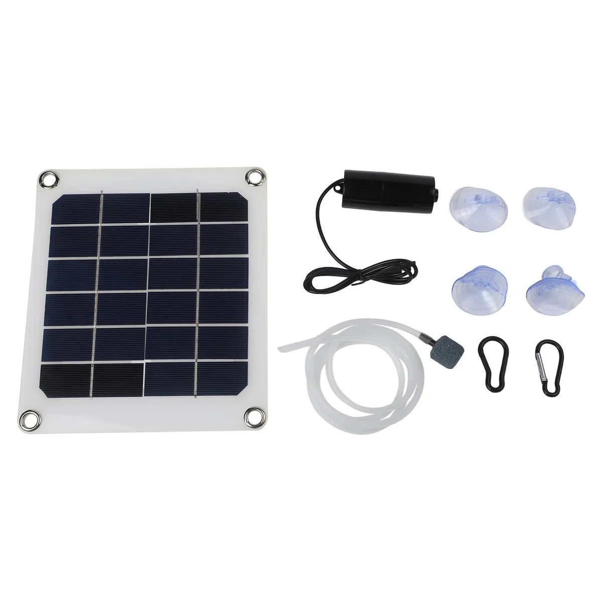 Aeratore solare per stagno, 20 W, monocristallino, pannello solare in silicone, ossigenatore silenzioso, piccolo, per laghetto da pesca all'aperto