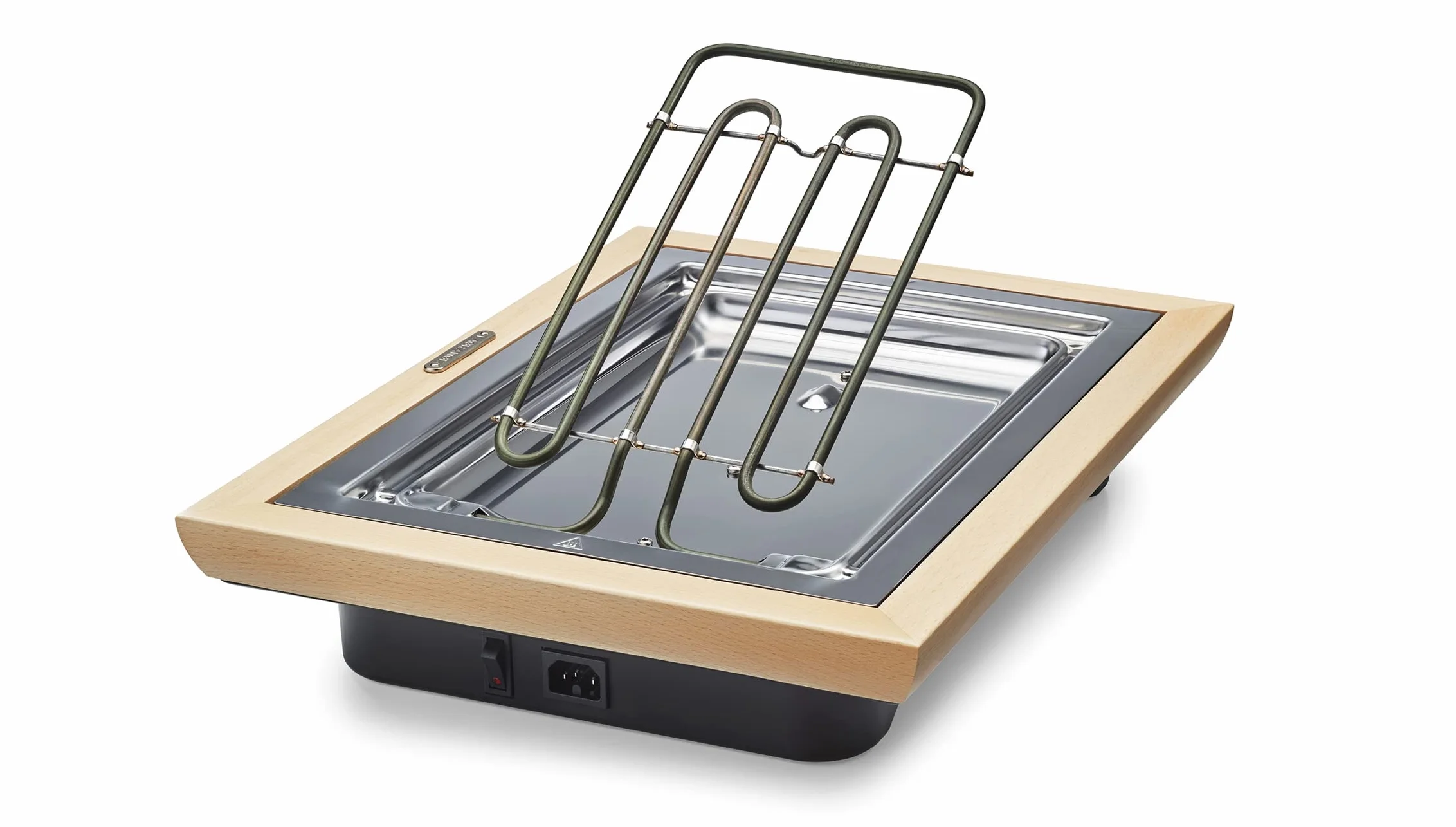 Grill Pierre® Deluxe telaio in legno chiaro + raschietto