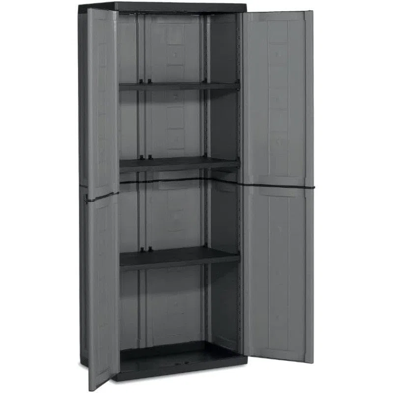 Keter Set Jolly Armadio Alto+ Basso Grigio