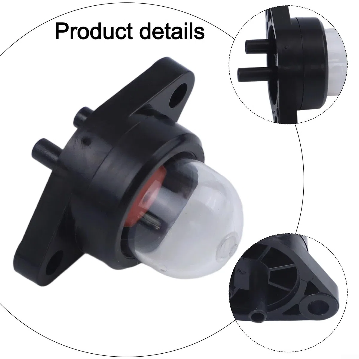 Gdfnmogo Lampadina di ricambio per motosega McCulloch 335, 435, 440, Partner 351, diametro 15,5 mm, foro centrale da 28 mm, compatibile con motosega McCulloch 335 435 440 Partner 351