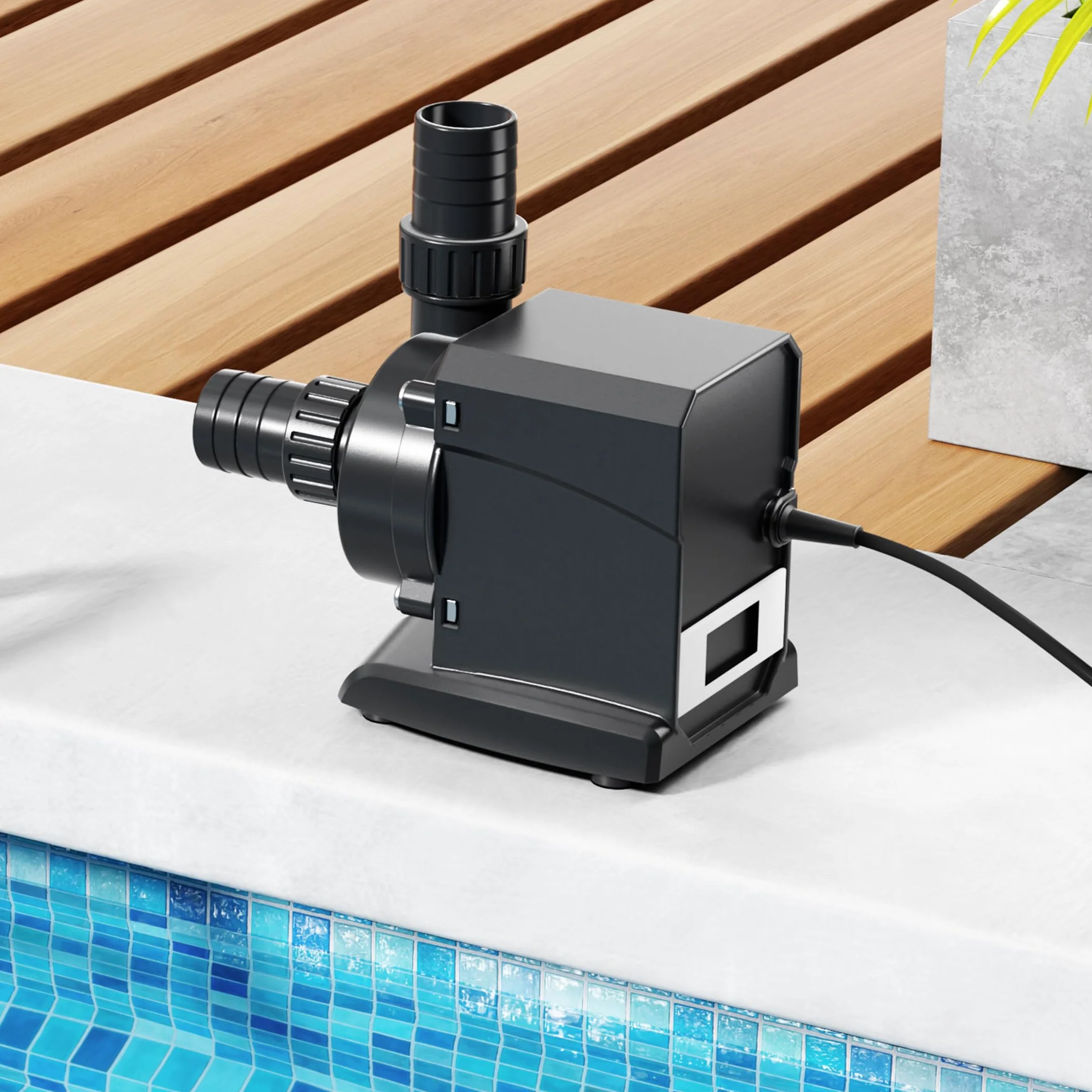 SunSun CPP-6000 Pompa piscina per ricircolo e filtraggio 6000l/h 40W, Pompa di circolazione