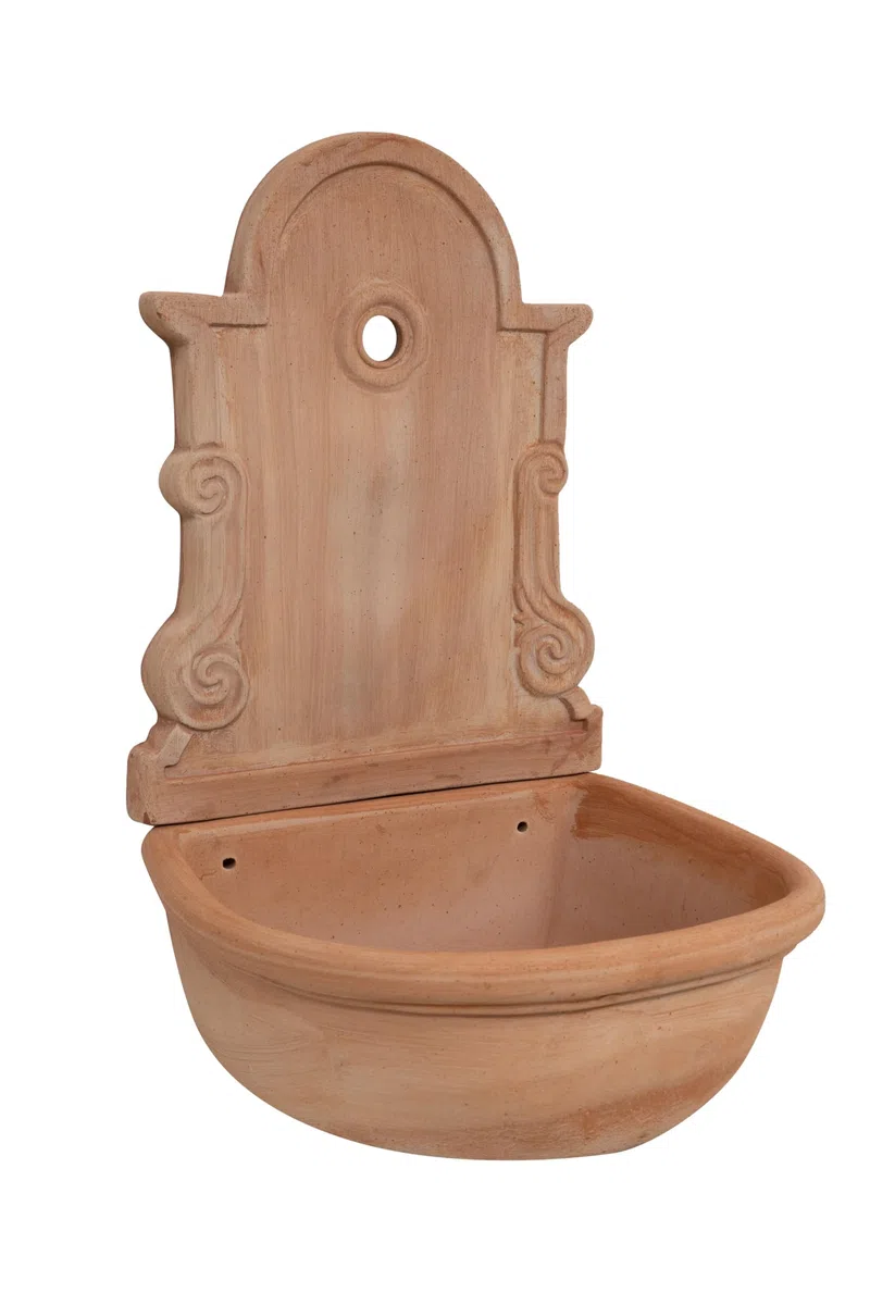 Biscottini Fontana da giardino esterno L44xPR38xH65 - Fontana da Giardino in Terracotta - Fontanella da giardino - Fontana Giardino in Terracotta - Arredo giardino