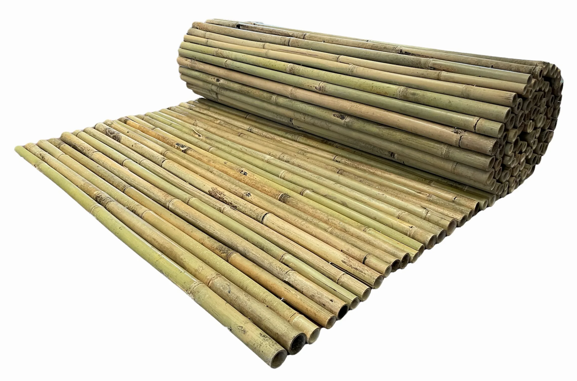 Arella in Canna di Bamboo Naturale River per Recinzioni e Coperture Privacy Ombreggiante in Rotoli (2x3 Metri)