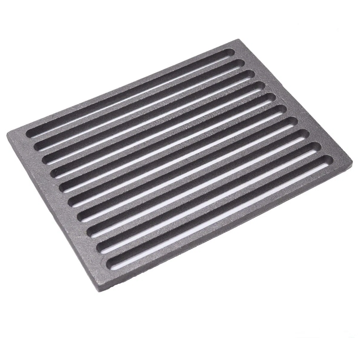 Fonderia Bongiovanni | Griglia in Ghisa | Griglia per Camino | Stufa Pellet | Barbecue Fondello per Cenere |cm 30x22x1