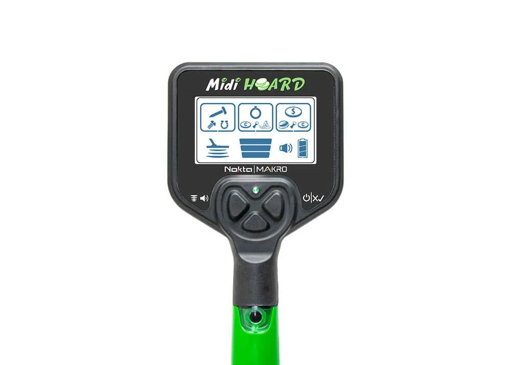 Nokta Metal Detector per bambini - Midi Hoard Kids Metal Detector con display LCD - Impermeabile - Pulsante Pinpoint - Leggero e facile da usare, ideale per età 8-12+