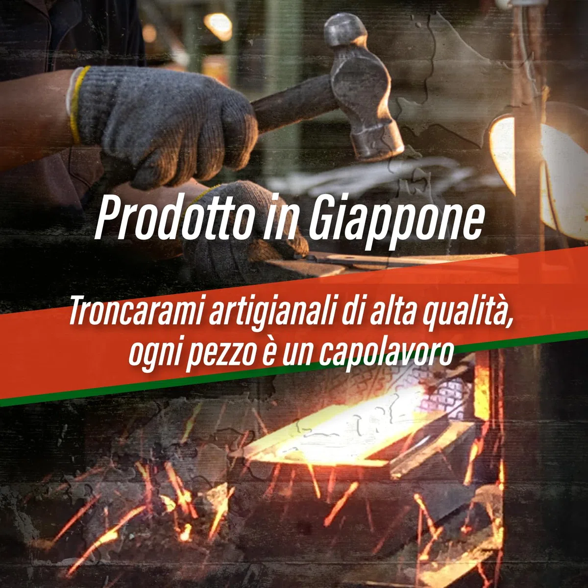 SUIZAN Troncarami a incudine 465mm - Taglia rami giapponese professionale leggero e compatto Attrezzi da Giardinaggio