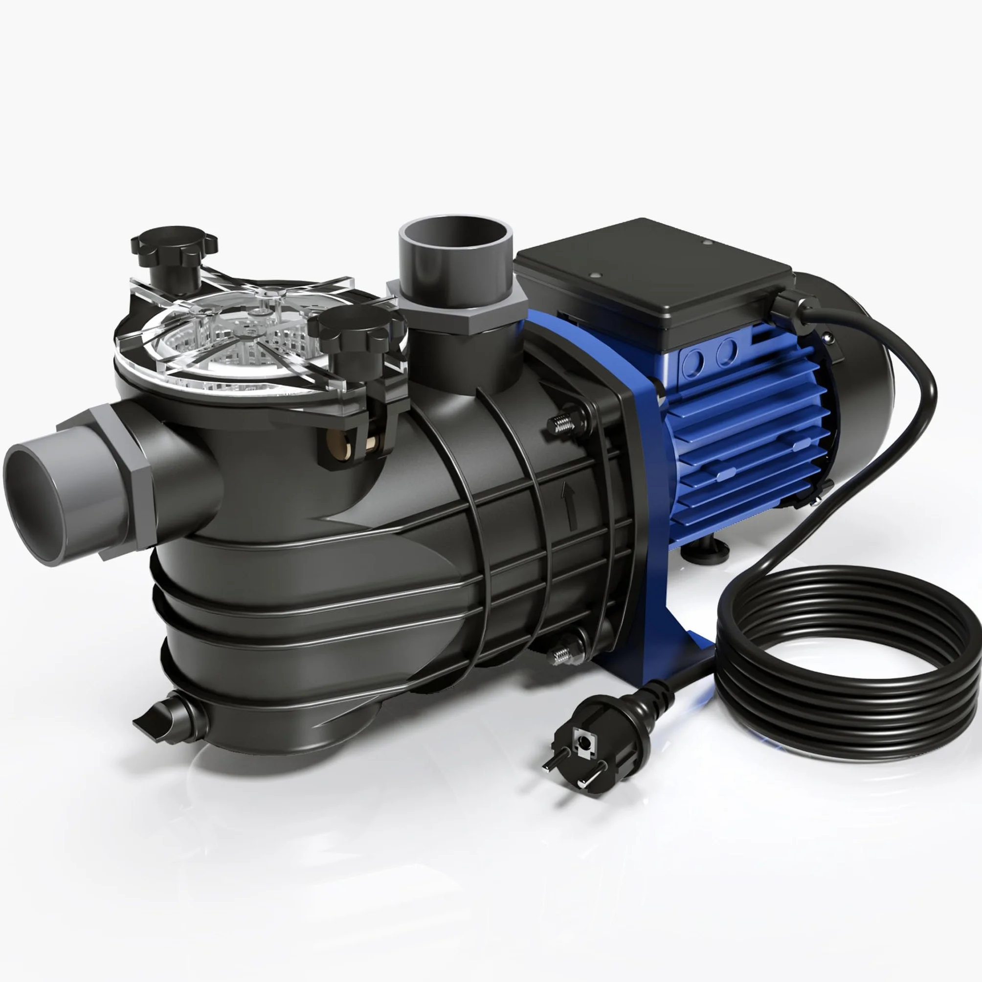 Pompa piscina per ricircolo e filtraggio 17700 l/h 1100 W Pompa di circolazione
