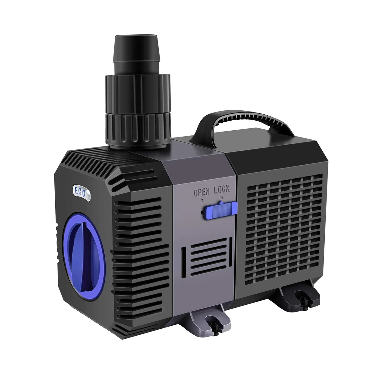 Eco Pompa per Laghetto con Filtro Ad Acqua, Super Eco Pompa Laghetti Sommergibile, Anfibio Pompe Acquario Laghetto per Terrari, Sistemi di Circolazione per Laghetti Carpa 7000l/h 50W