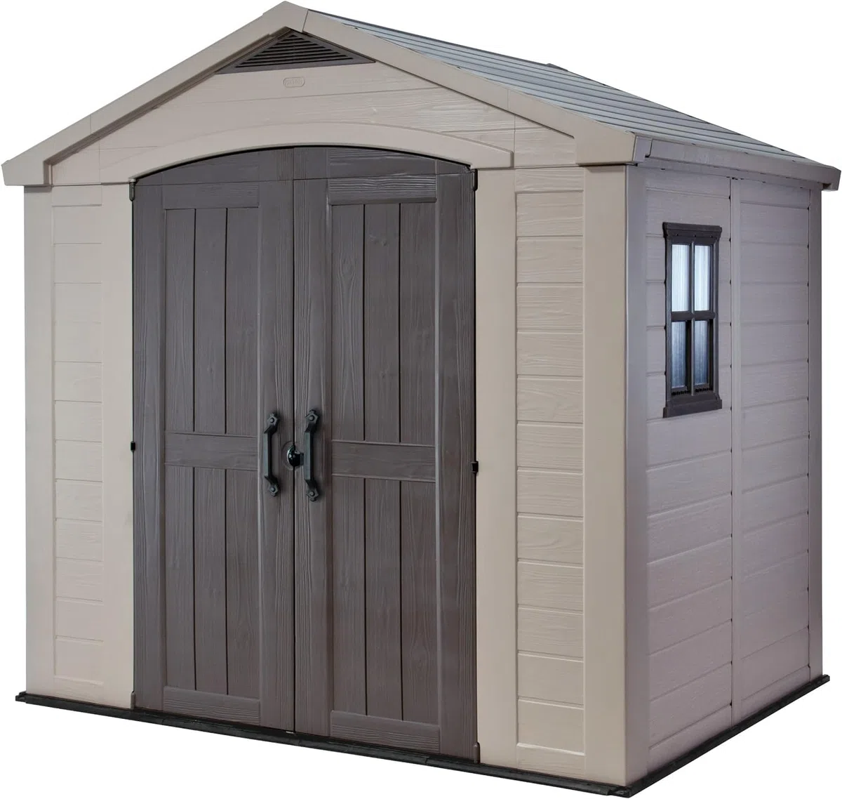 Keter Casetta da Giardino, Factor 8x6, Grigia, 256,5 x 182 x 243H cm
