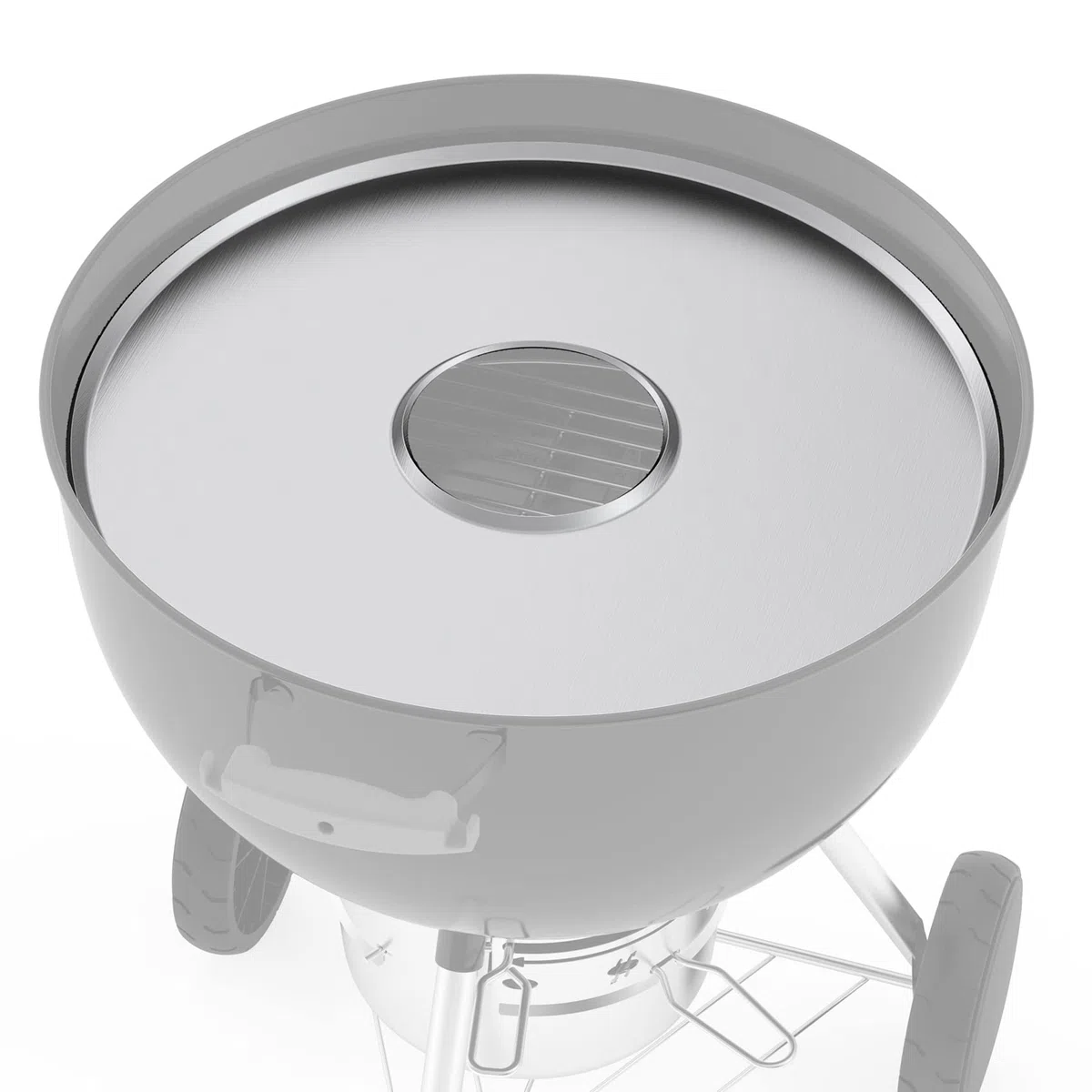 Onlyfire Piastra per Grigliare in Acciaio Inossidabile,Plancha Grill per Weber 57 CM bollitore a Carbone