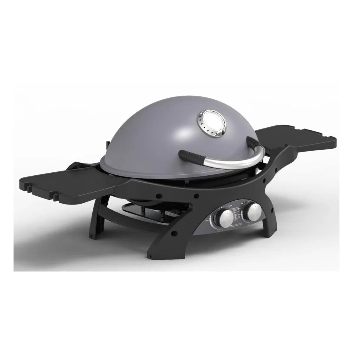 PIT BOSS - Barbecue Gas 5.2KW 2 Griglie in fonte Superficie cuisson 58 x 42.5 cm 2 Bruleurs Inox 2 Tablettes Thermomètre SPORTSMAN2